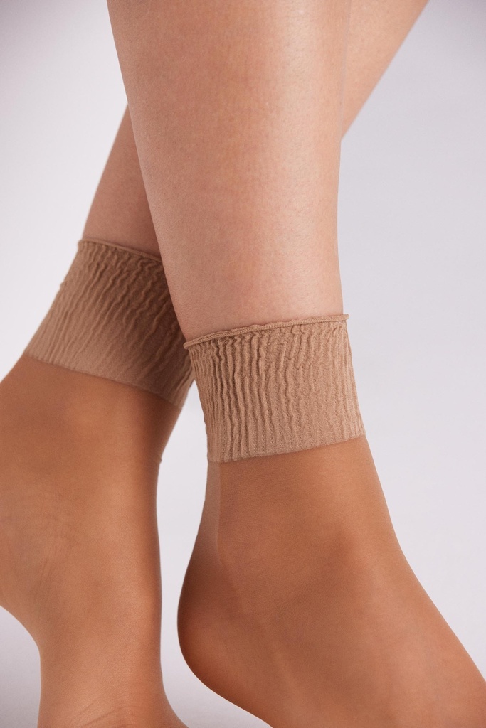 Tobillero Mujer Ysabel Mora de 20 den Beige U 18122