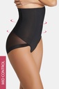 Ysabel Mora Womens Firm Control Briefs in Black - Size Medium