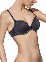 Sujetador Selene Viki Aros con Relleno Negro 95B 0332