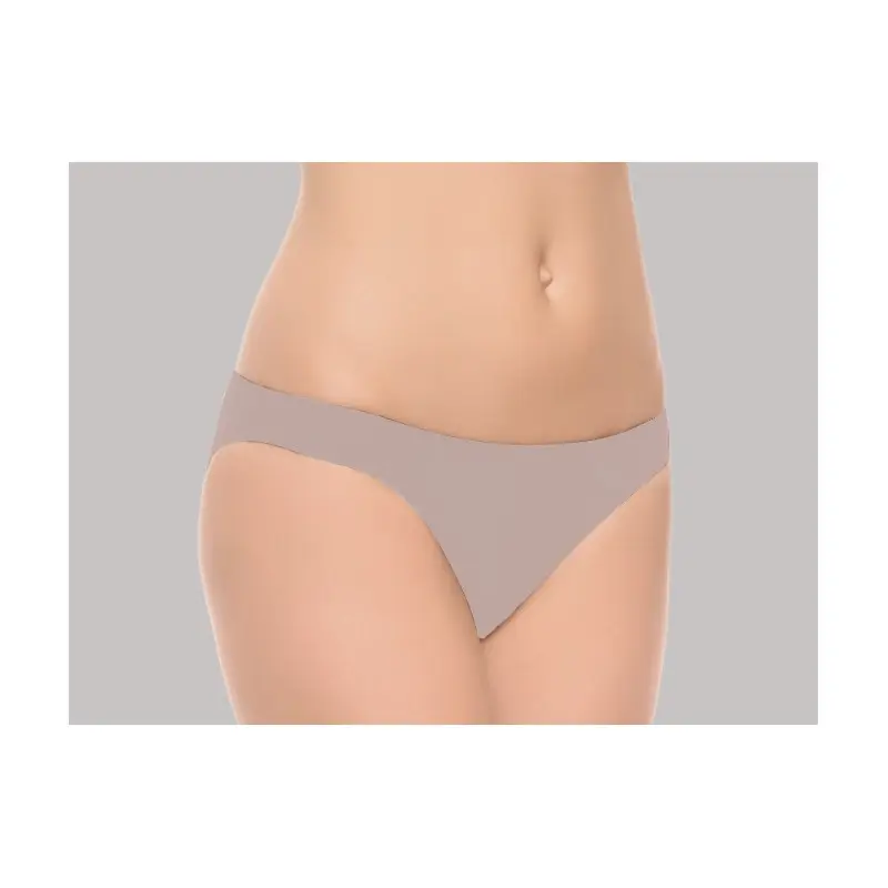 BIKINI BAJO LISO NAIARA 875 Pack 2 Tierra