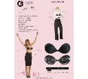 SecretBra UP Silicona Negro 80-85