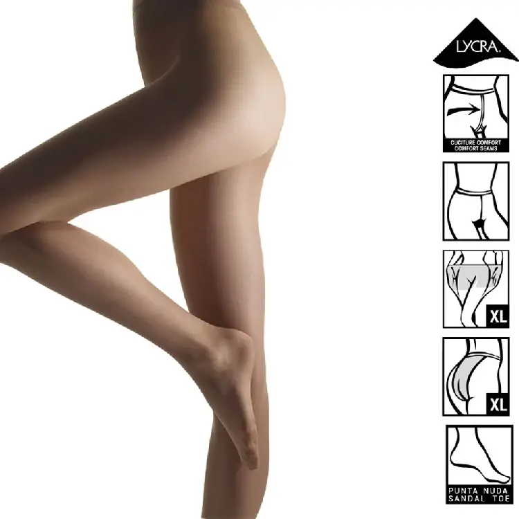  Panty Mujer Nudo  20 den Beige XL