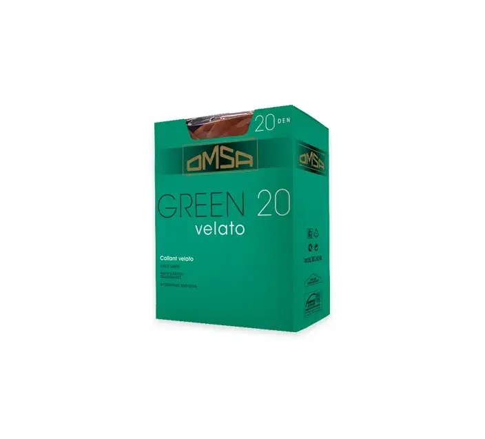 [2400 0034 4L Caramelo Ap]  Panty OMSA Green 20 den Caramello 2 pares 4L