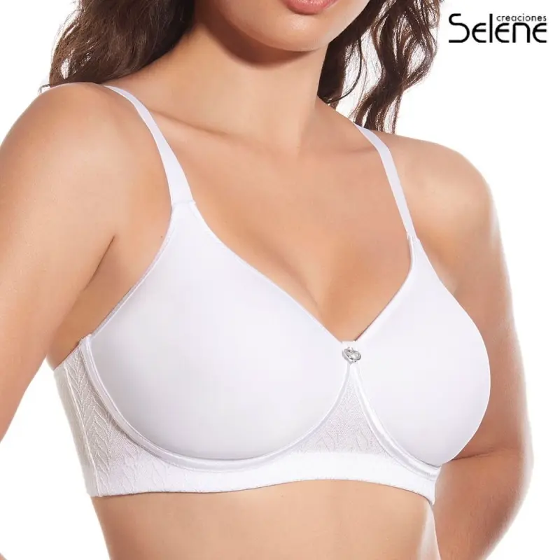 Sujetador Selene Manuela Sin Aros  Copa Spacer Negro 100C 0365