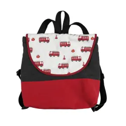Mochila Acolchada Vuelta-al-Cole EHUNAK Roja