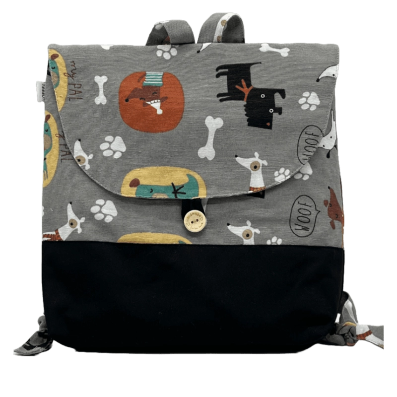 Mochila Vuelta-al-Cole Tessuti Perritos