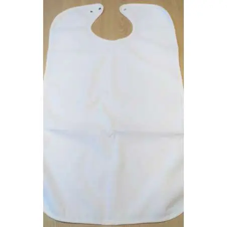 BABERO Adultos 1229 Blanco Plastico