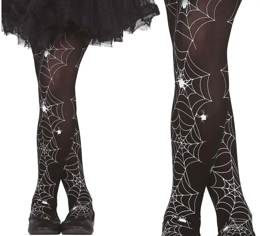 [80847 Halloween U Disfrazzes] Pantya Telarañas Infantil 7-10Y - Halloween