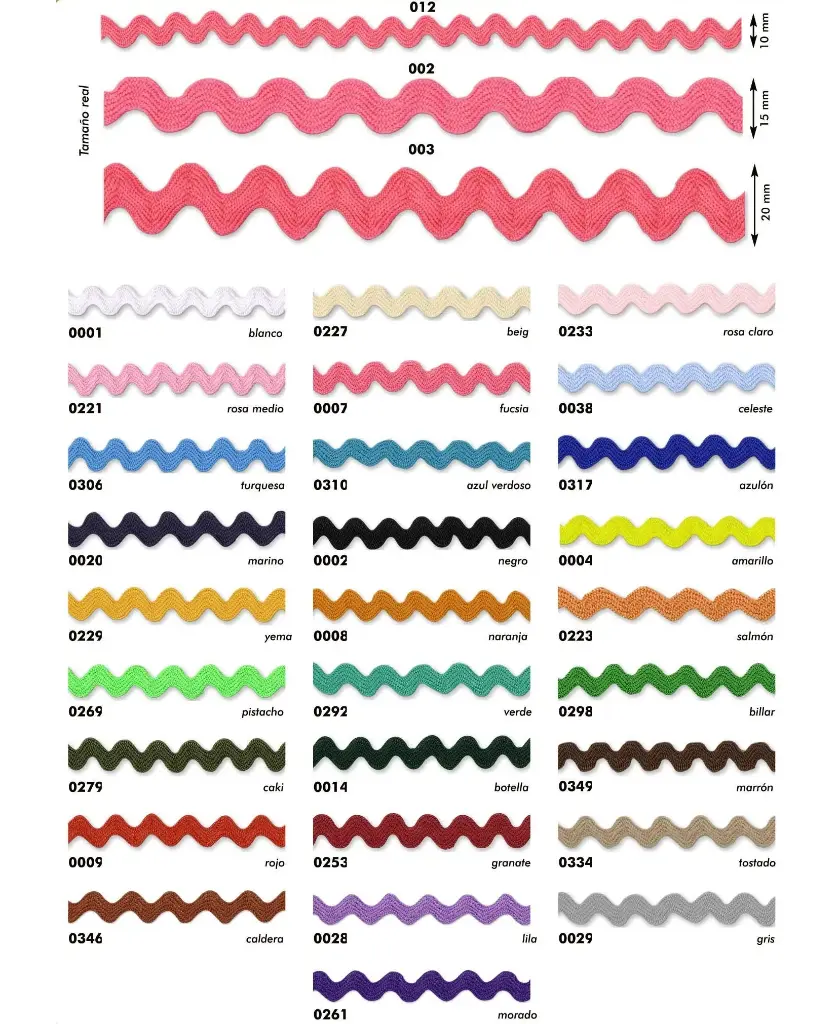 Cinta Ondulina Salmon