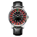 Reloj de Pulsera Cro LIGE Ruleta 89161 Silver Black