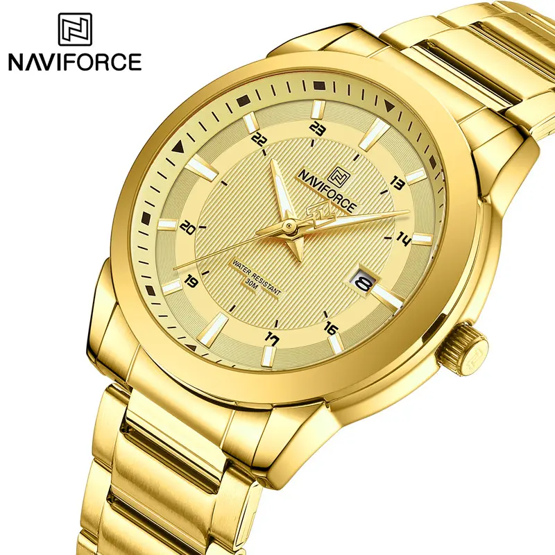 Reloj de Pulsera Cro Naviforce 8029 Gold Gama STD 