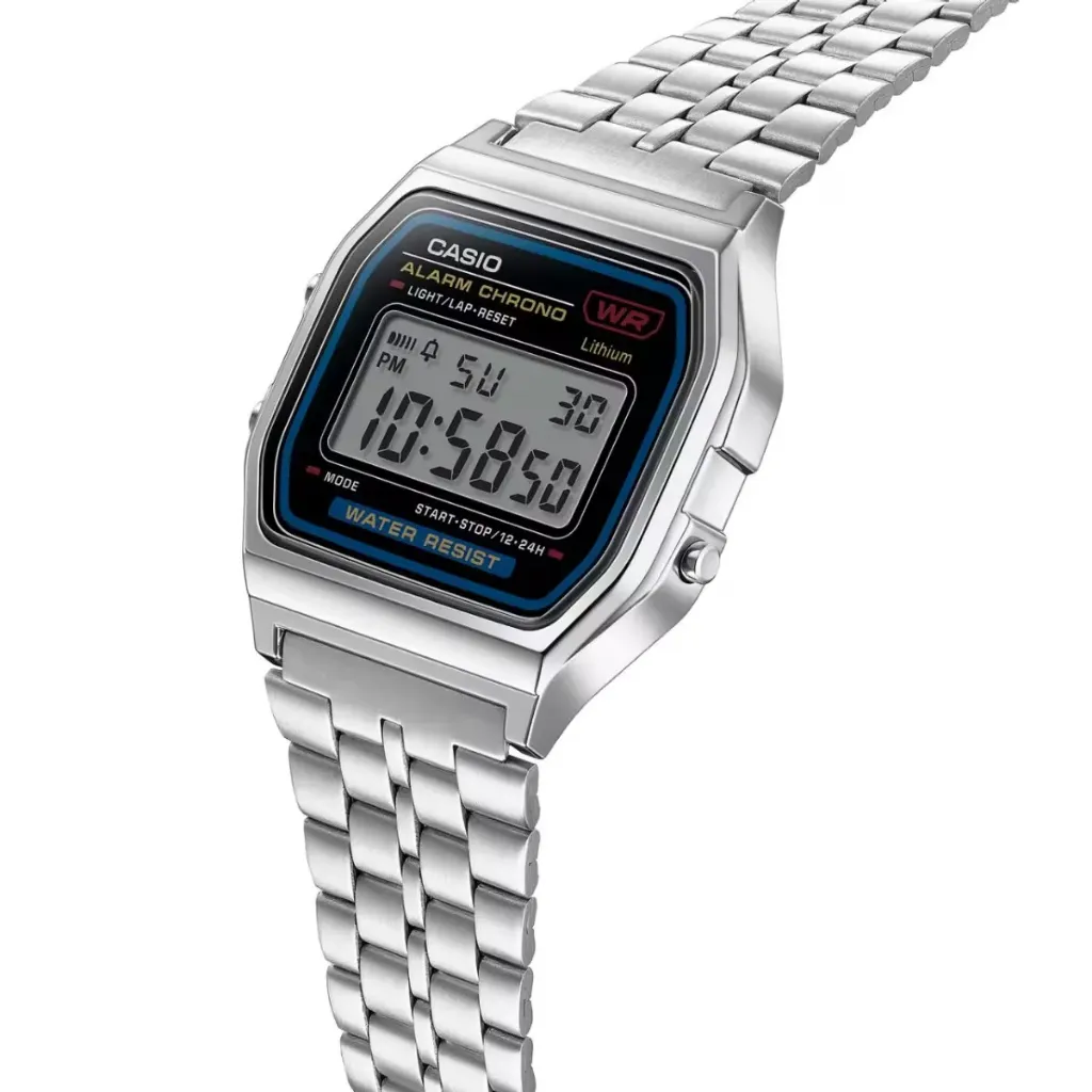 Casio A159W · Reloj Digital Vintage Plata