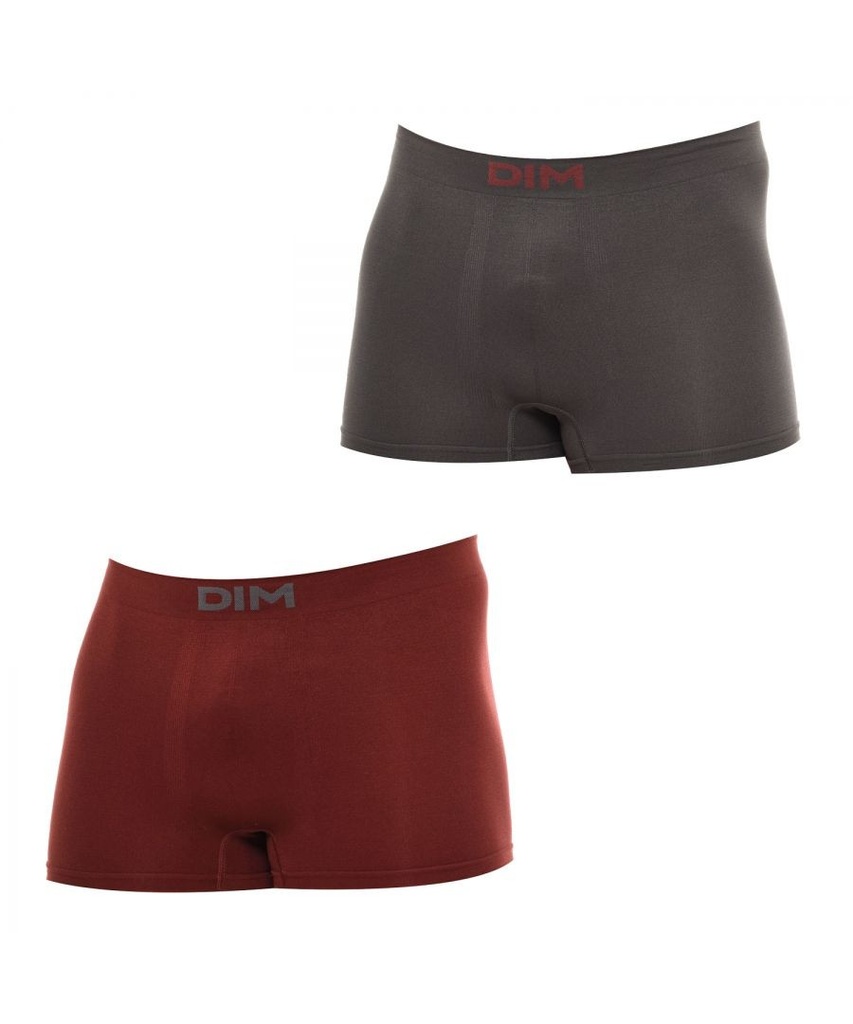 Pack 2 Boxers Cro  DIM Sin Costuras 05HF Negro M-48