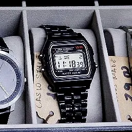 Reloj de Pulsera Cro Casio-Style Negro