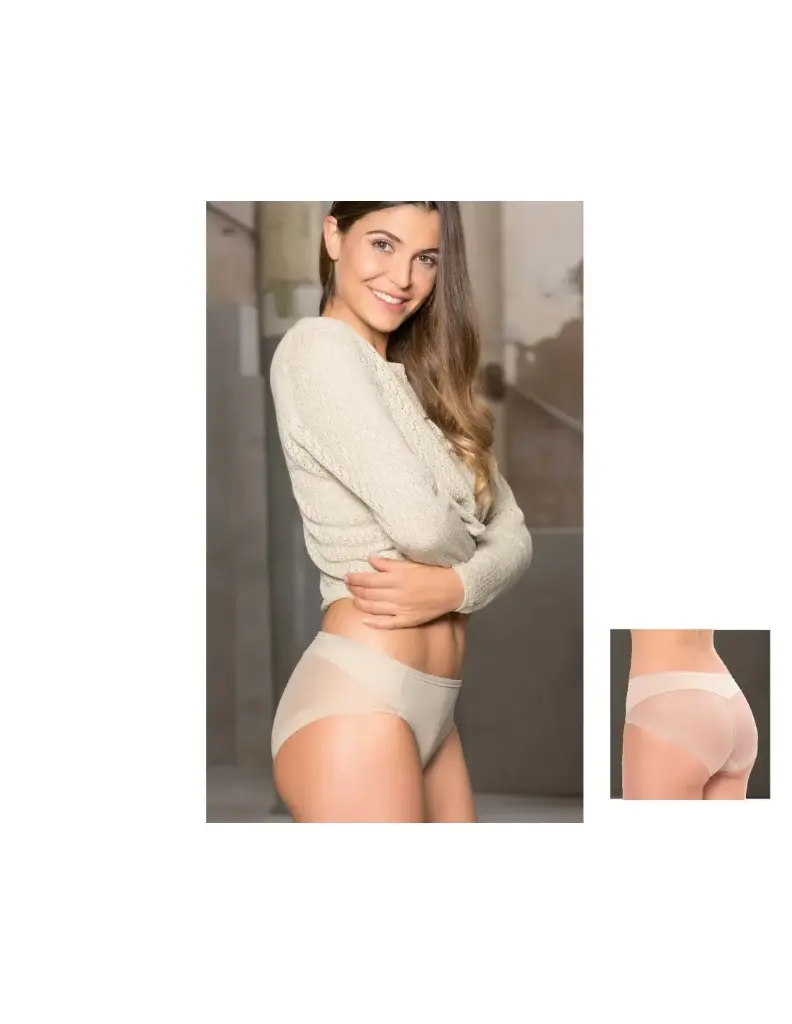 [148NAI L Tierra Joel] Naiara 148 Braga Bikini Efecto Tanga (L, Tierra)