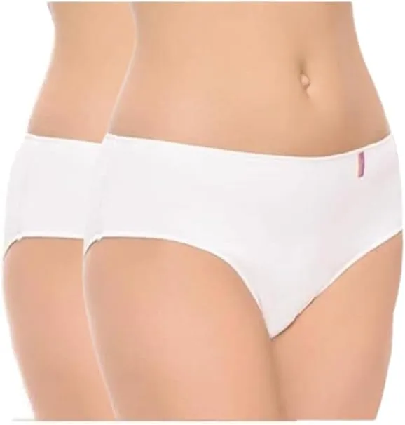[2270 885 Tierra U Ap] Naiara 885 Pack de 2 Bragas Lisas – Talla Única (Tierra)