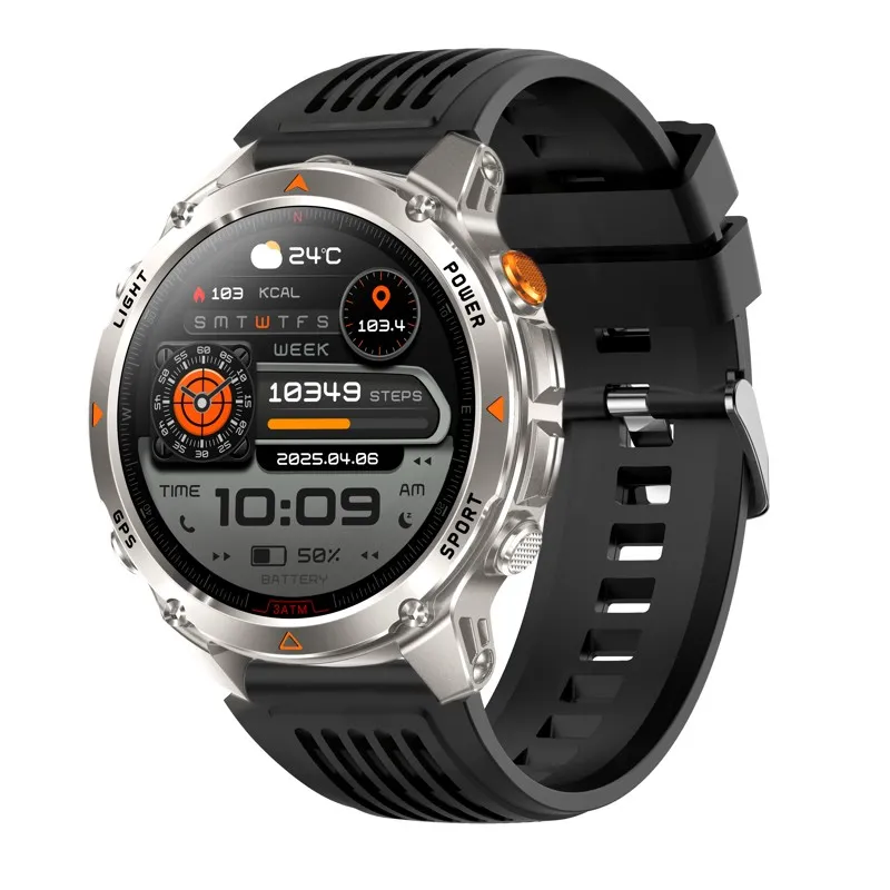 [21-2307-0-2 Nowley Negro] Reloj Nowley Smart Trail GPS · Smartwatch Deportivo 540 mAh 3 Atm