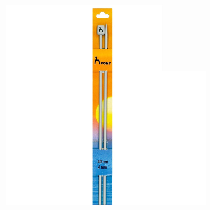 [346-05 40cm 3mm ST] Pony Classic · Agujas de Tricotar Rectas 40 cm (3mm)