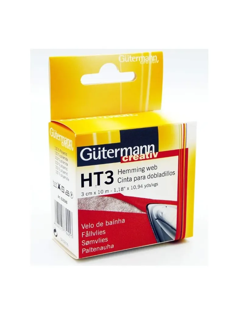 [618829 ST] Gütermann HT3 · Cinta para Dobladillos 3 cm x 10 m