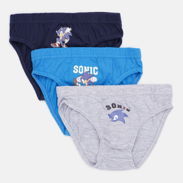 [1150 Sonic 3/4 Ap] Slips Sonic Pack 3 Infantil Tallas surt 