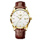 Reloj de Pulsera Cro LIGE 89143C Gold White Mod 89143