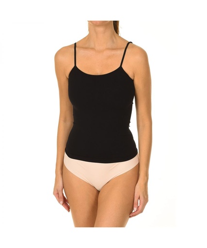 [1030 61327 L Negro Ap] Camiseta Sra Marie Claire Tirante Fino Negro L 61327 