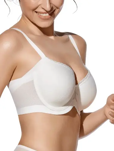 [174S 90C Marfil Joel] Sujetador Selene Violeta Marfil 90C  0174