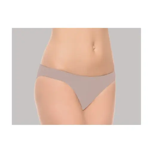 [2270 00875 U Tierra AP] BIKINI BAJO LISO NAIARA 875 Pack 2 Tierra