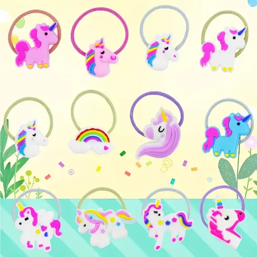 [Coletero Unicornio Ali] Coletero de Pelo Unicornio Surtido
