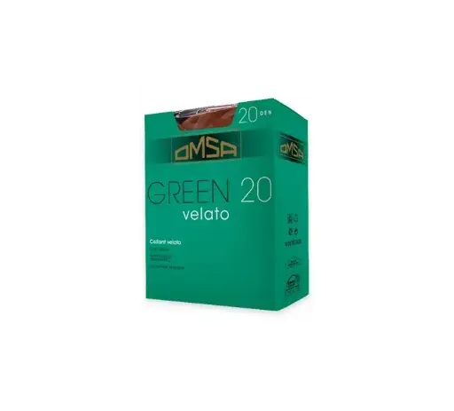 [2400 0034 4L Caramelo Ap]  Panty OMSA Green 20 den Caramello 2 pares 4L