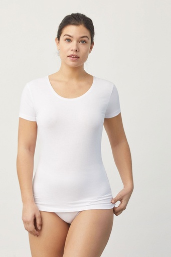 [2070 1947 XL blanc Ap] Camiseta Sra Ysabel Mora 19147 Algodon Blanco XL