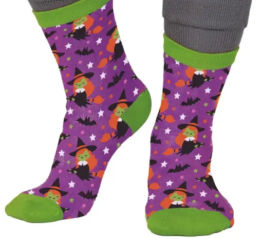 [100524 Halloween 28-35 Disfrazzes] Calcetines de Brujas 28-35 - Halloween