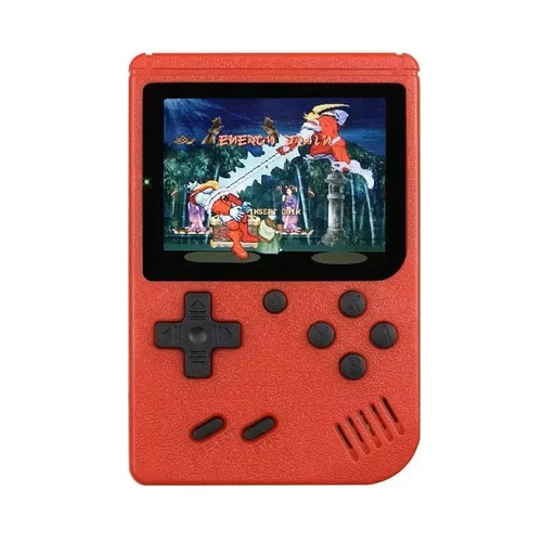 [Ali Consola Retro 400 Red] Consola Video Juegos Retro - Retro Game Box Console. 400 juegos (Roja)