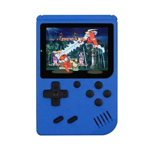 [Ali Consola Retro 400 Blue] Consola Video Juegos Retro - Retro Game Box Console. 400 juegos (Azul)