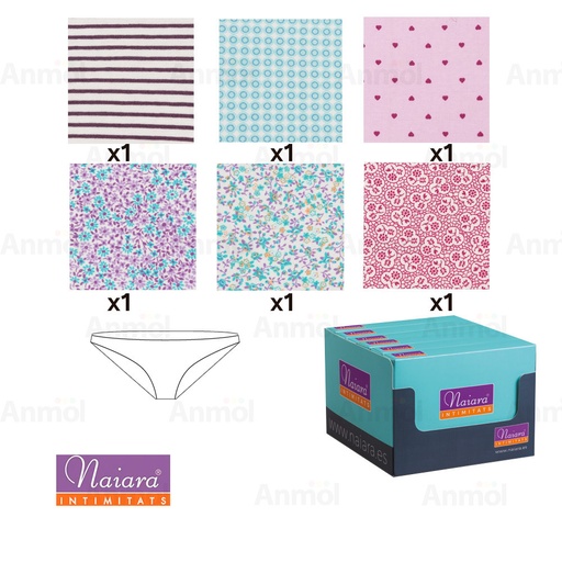 [619NAI U Estamp Joel] BIKINI BAJO NAIARA 619 ESTAMPADO U